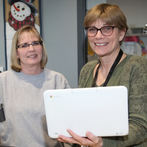 Image of two female teachers