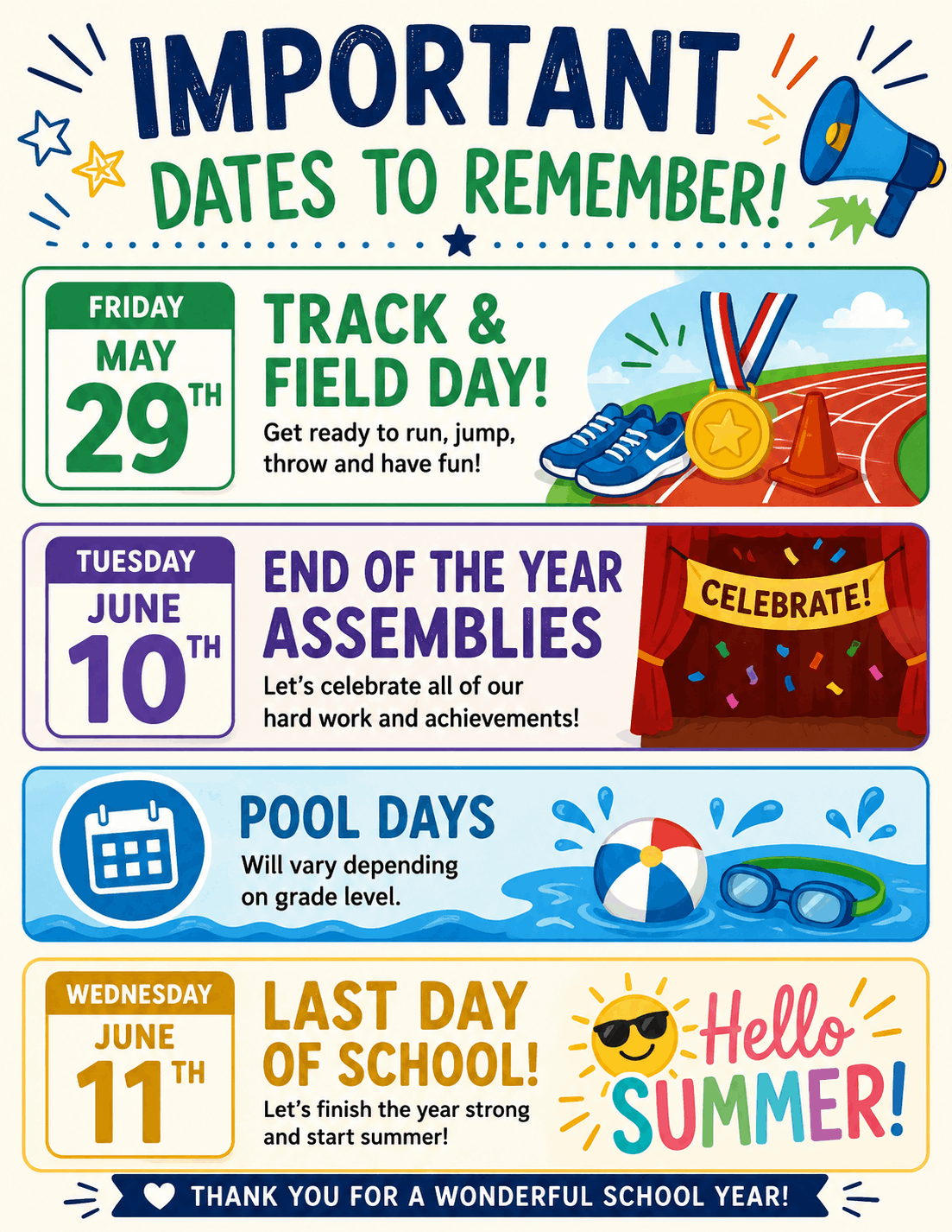 Upcoming events