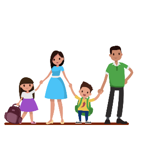 family holding hands