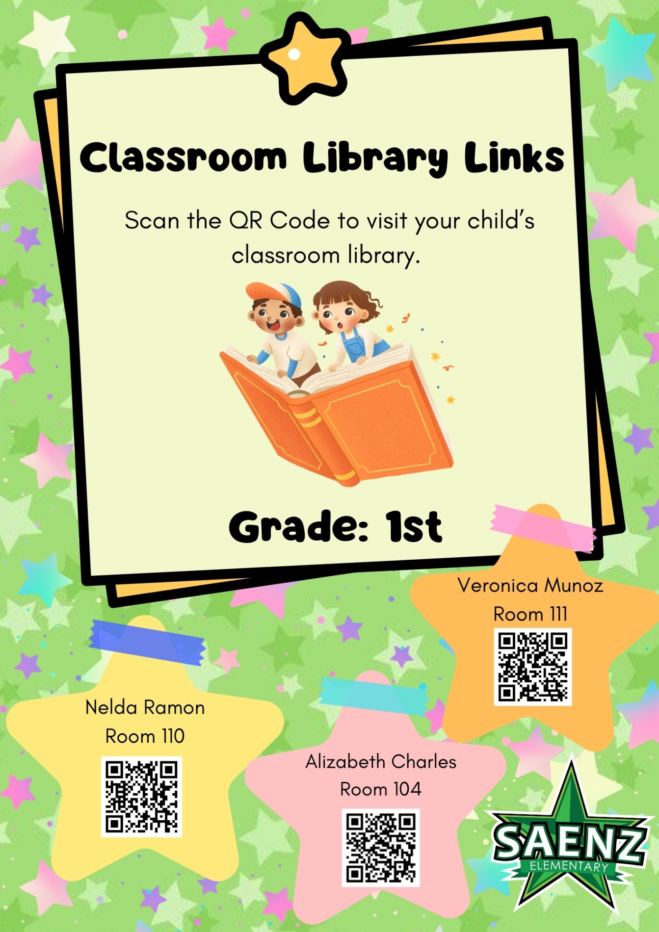 Library - Saenz Elementary