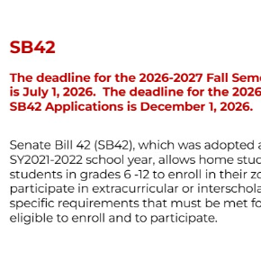 SB42 notice