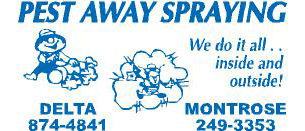 Pest Away Spraying logo