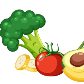 Cartoon vegetables