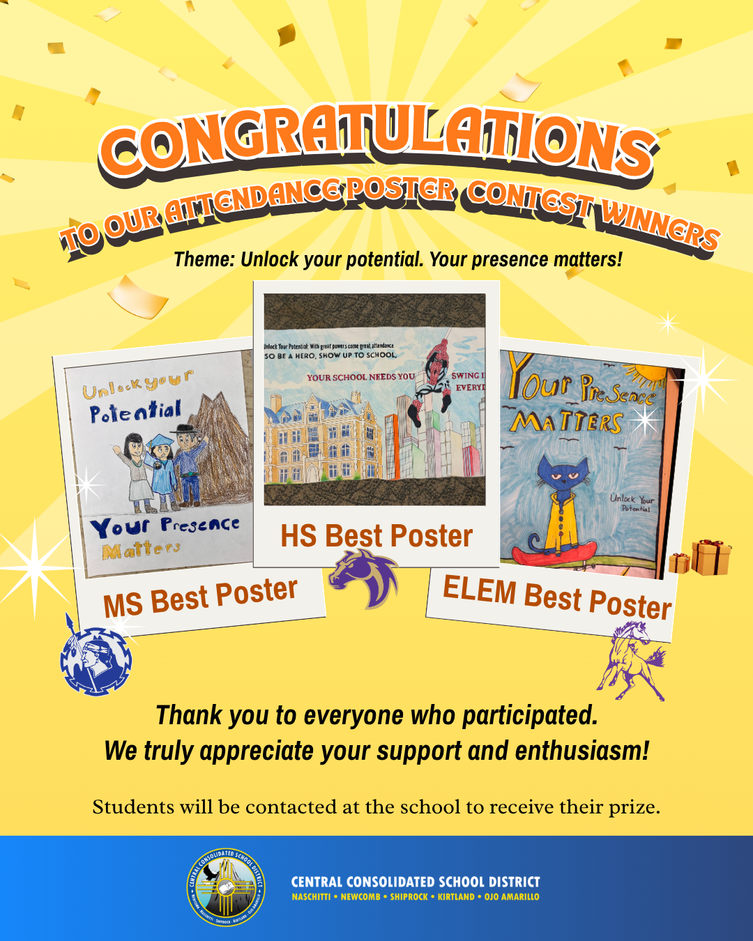 Attendance Poster Contest Winners