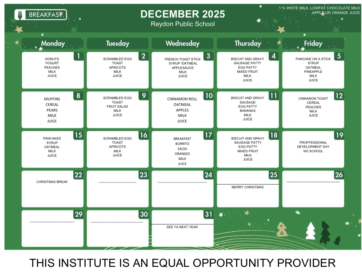 December Breakfast 2025