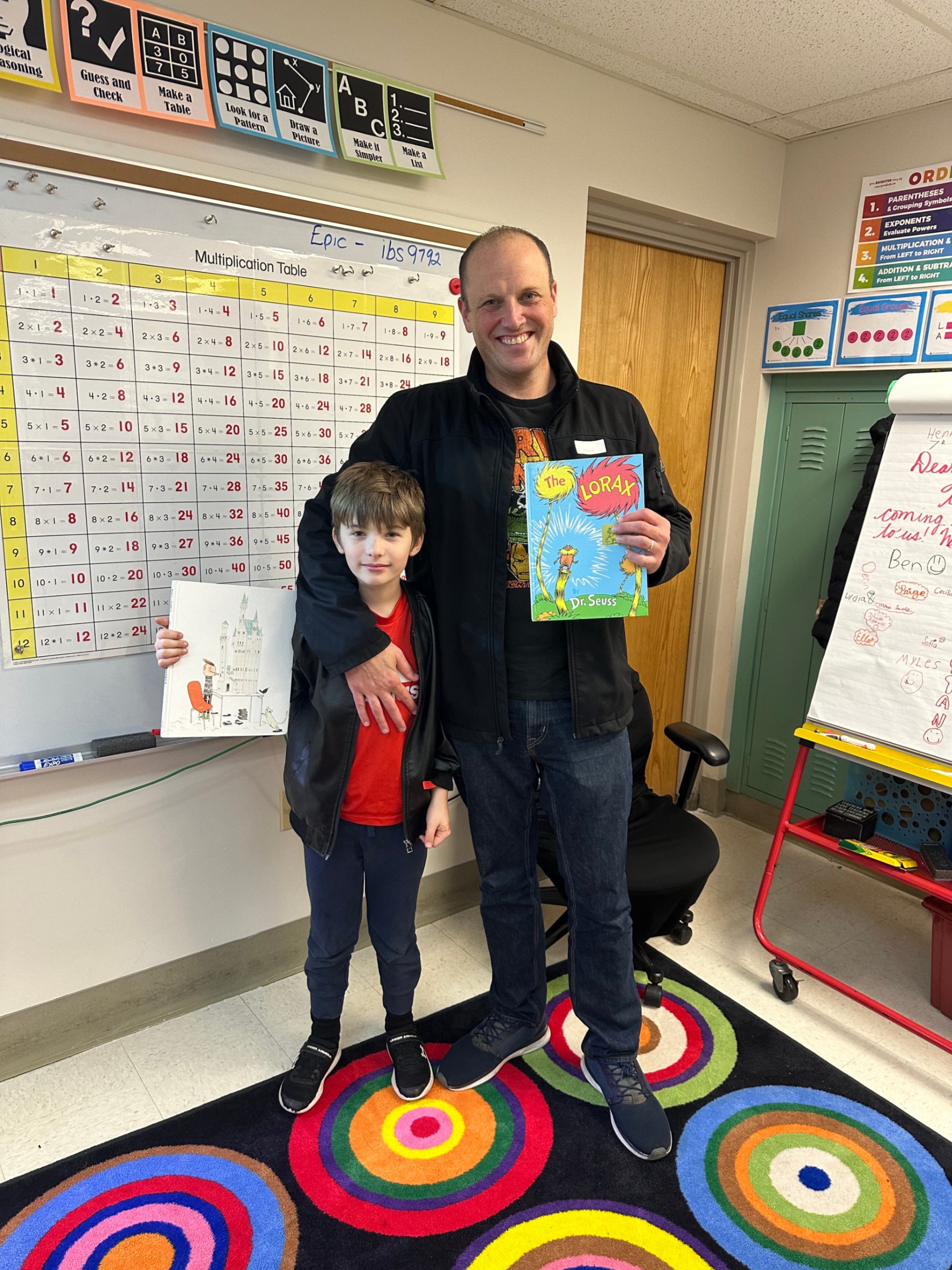 Mr. Eisenstadt- The Lorax by Dr Seuss and Iggy Peck Architect Andrea Beaty