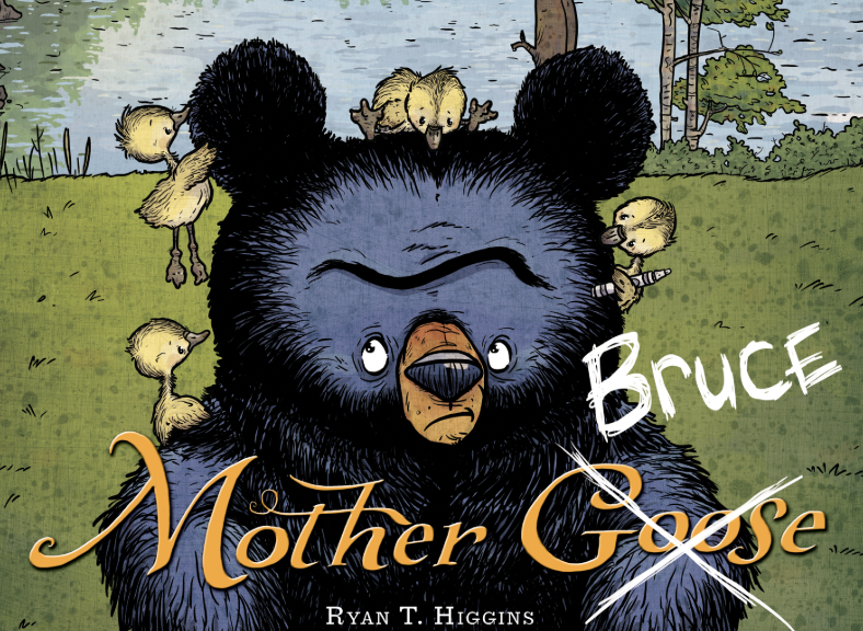 Mrs. Tran and her sister and Cecilia's cousins read Mother Bruce by Ryan T Higgins 
