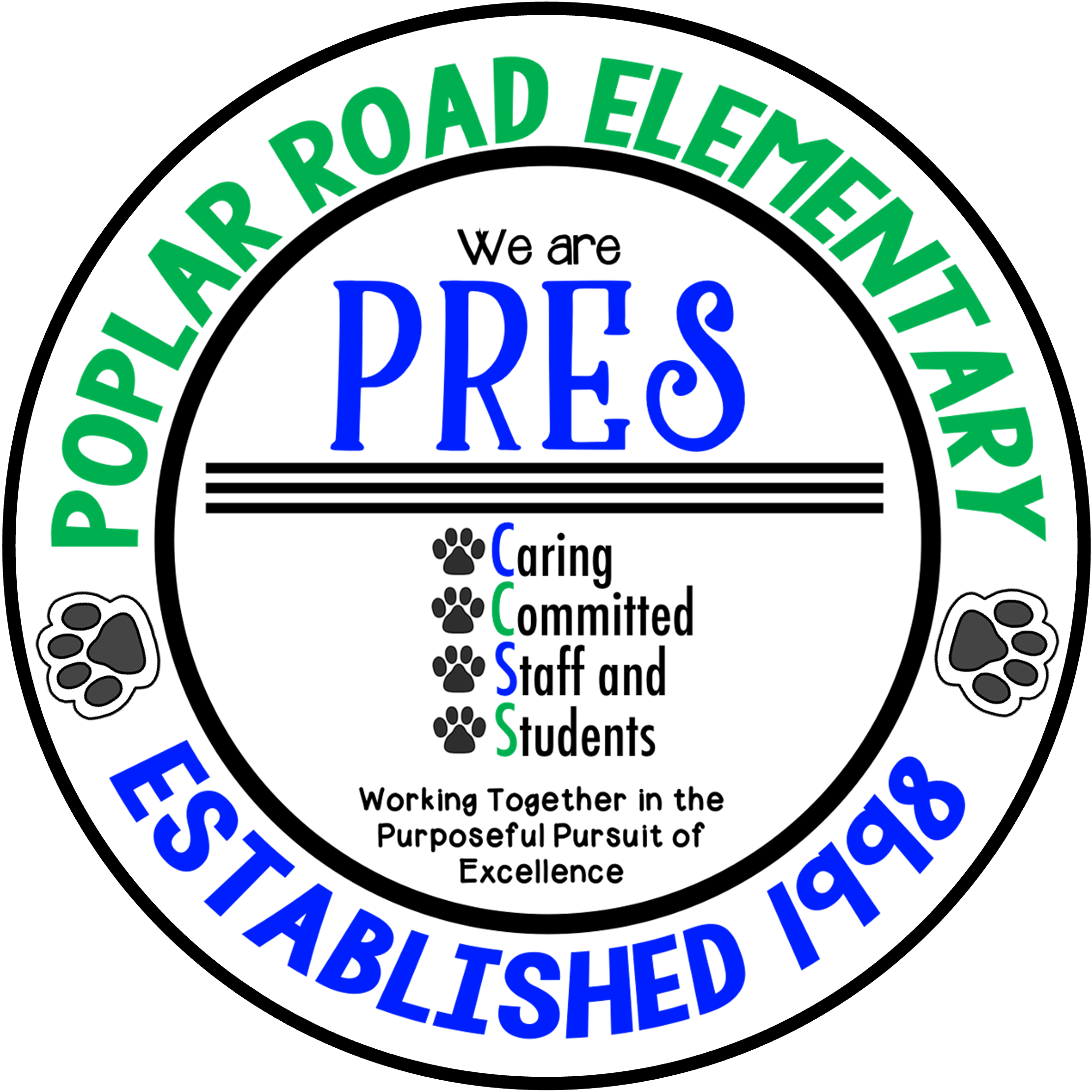 Poplar Road Elementary School Logo