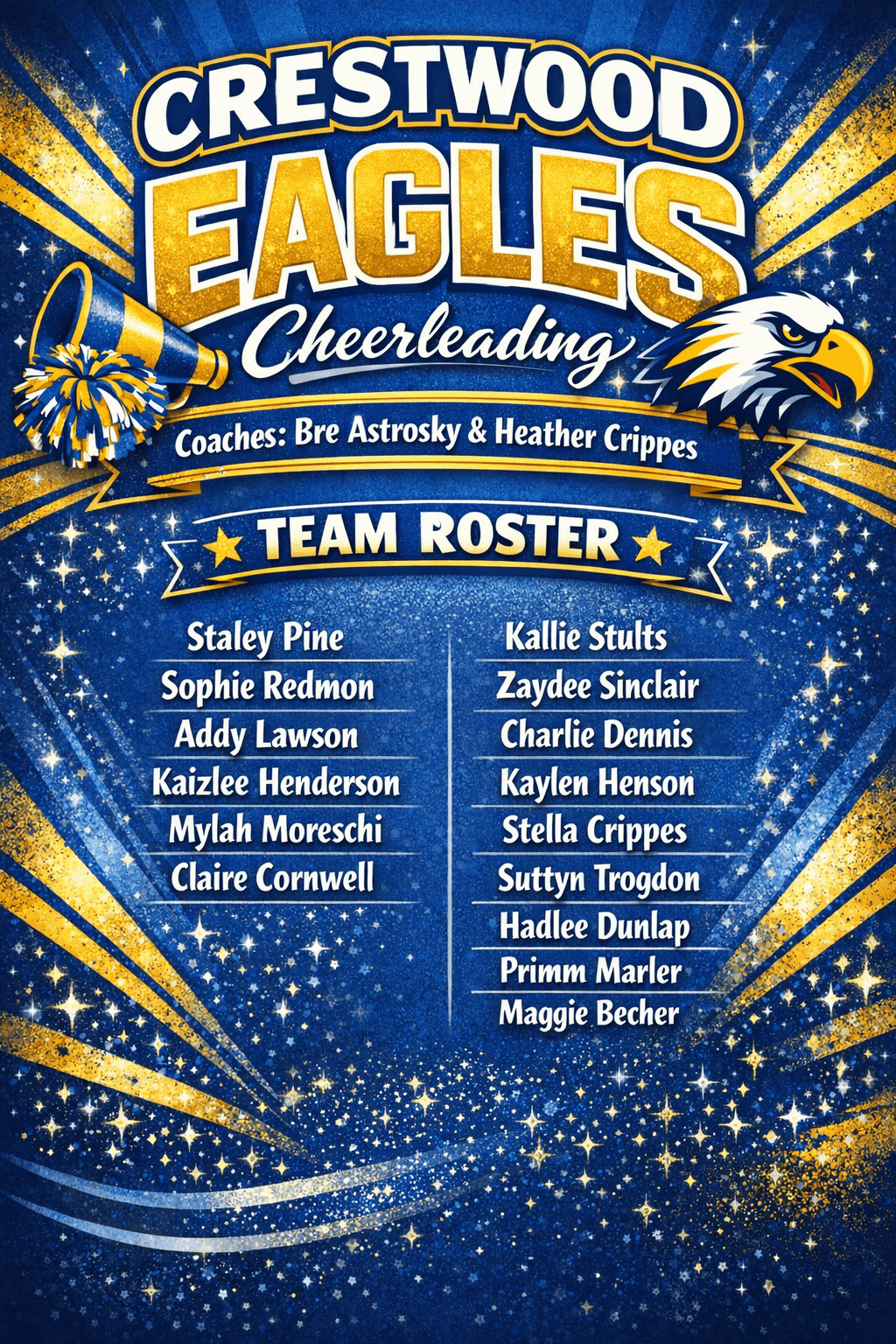 2026-2027 Crestwood Cheer Team